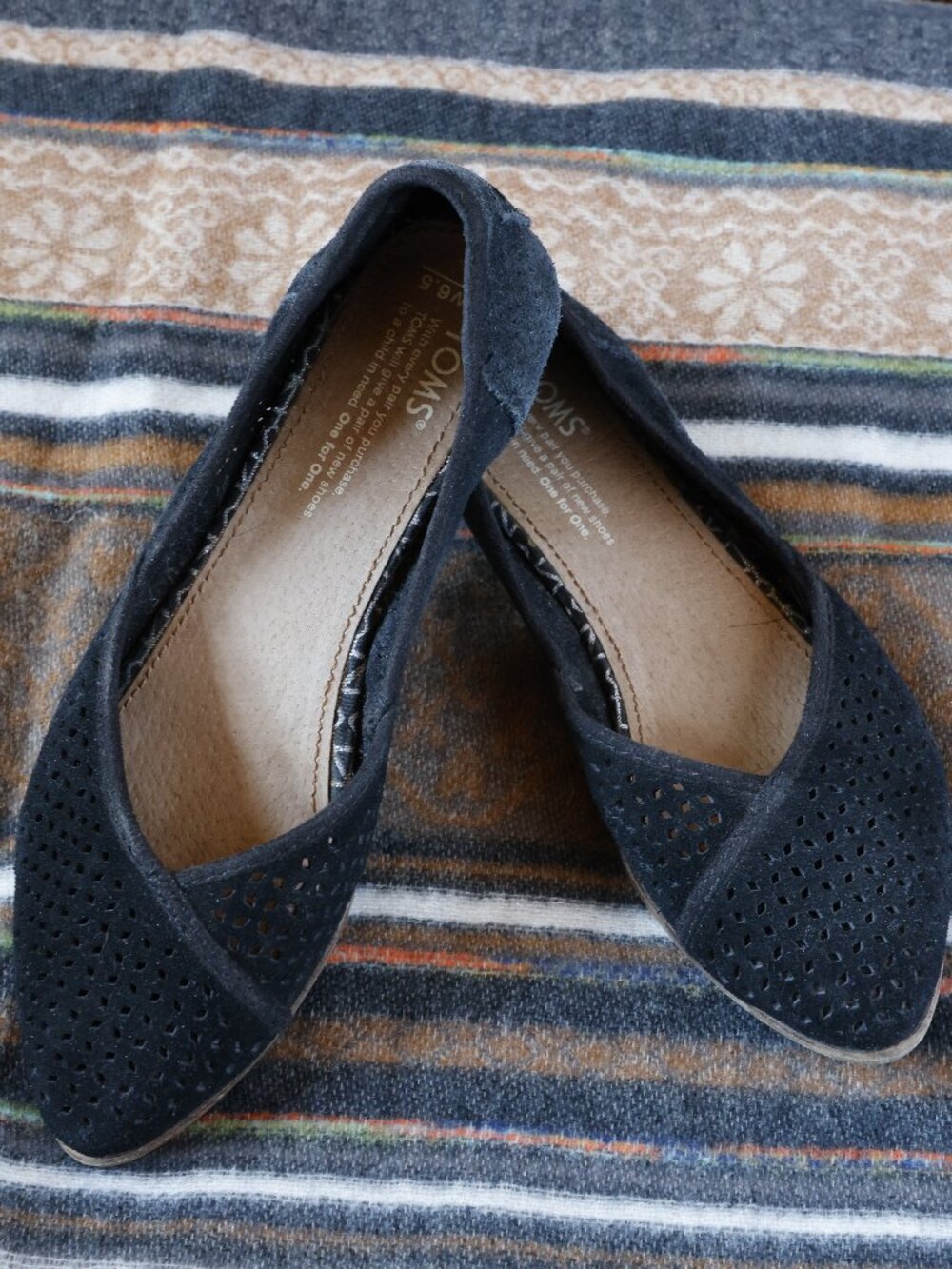 Black, suede summer shoes